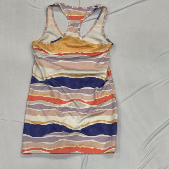 Lululemon Printed Racerback Tank – Multicolor – Size 6 - Picture 1 of 2